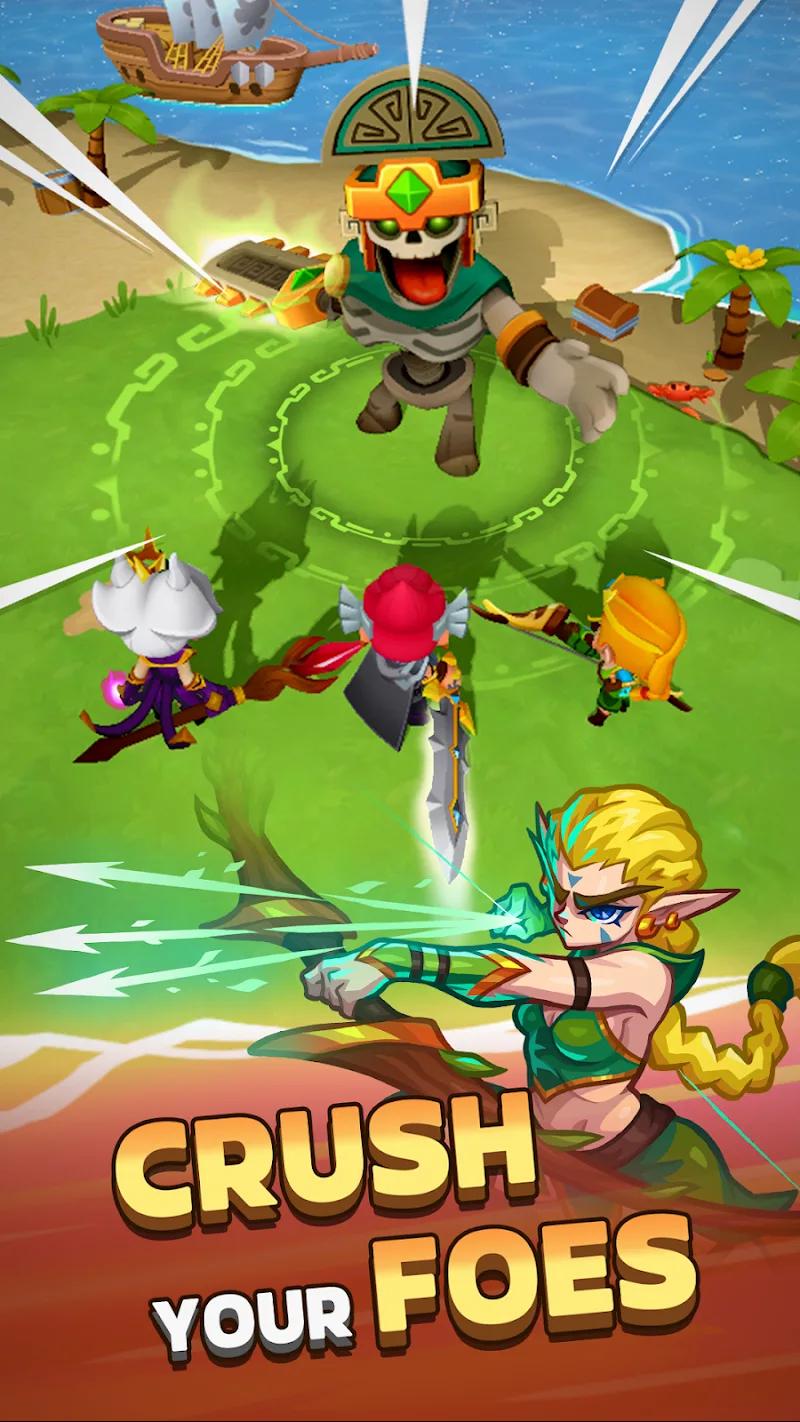 Epic Trio Roguelike Clash Screenshot 2