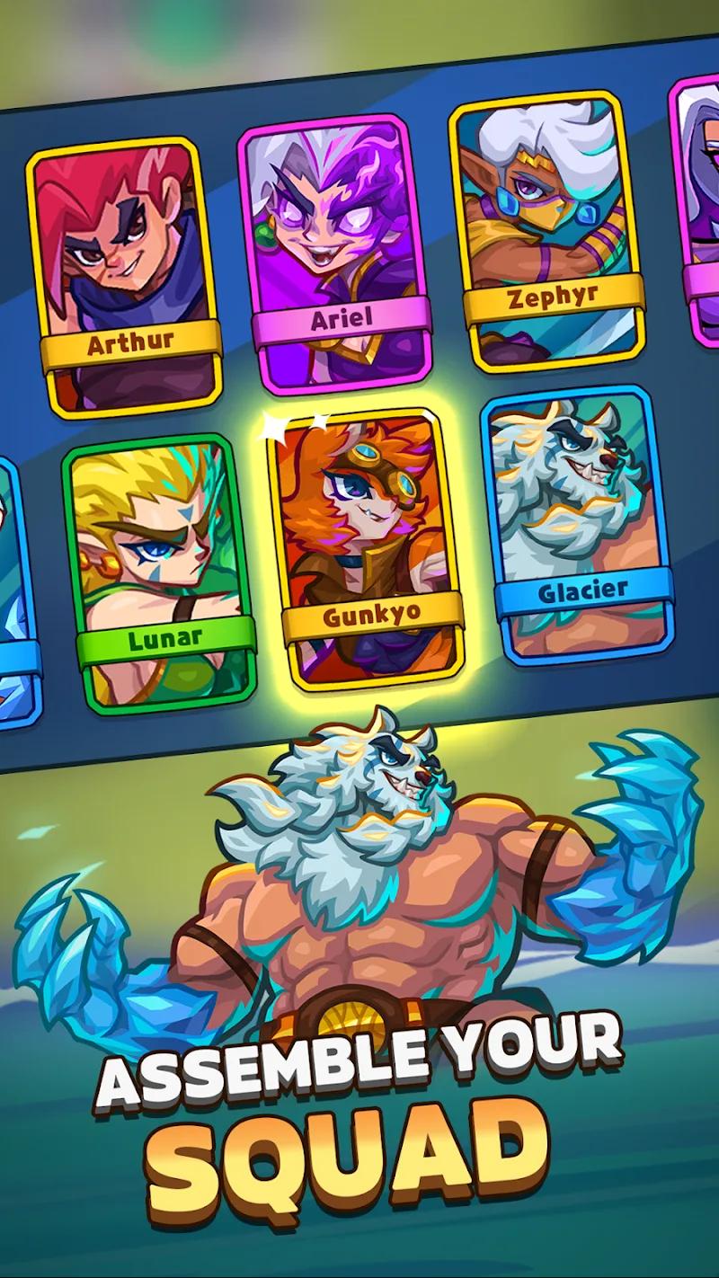 Epic Trio Roguelike Clash Screenshot 3