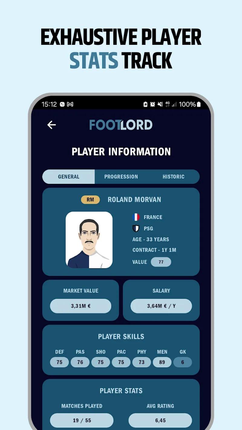 FootLord - Football Manager Screenshot 4