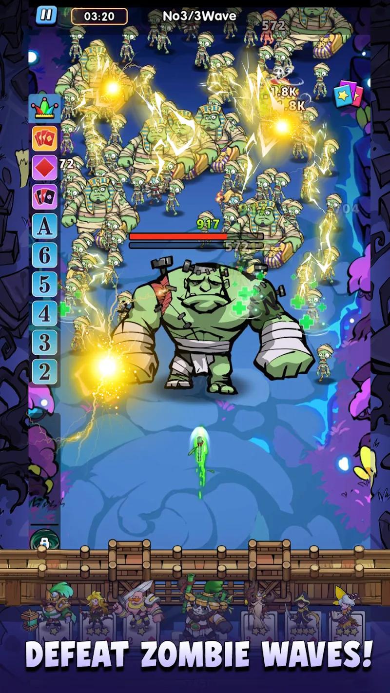 Fortress Frontlines: Card TD Screenshot 1