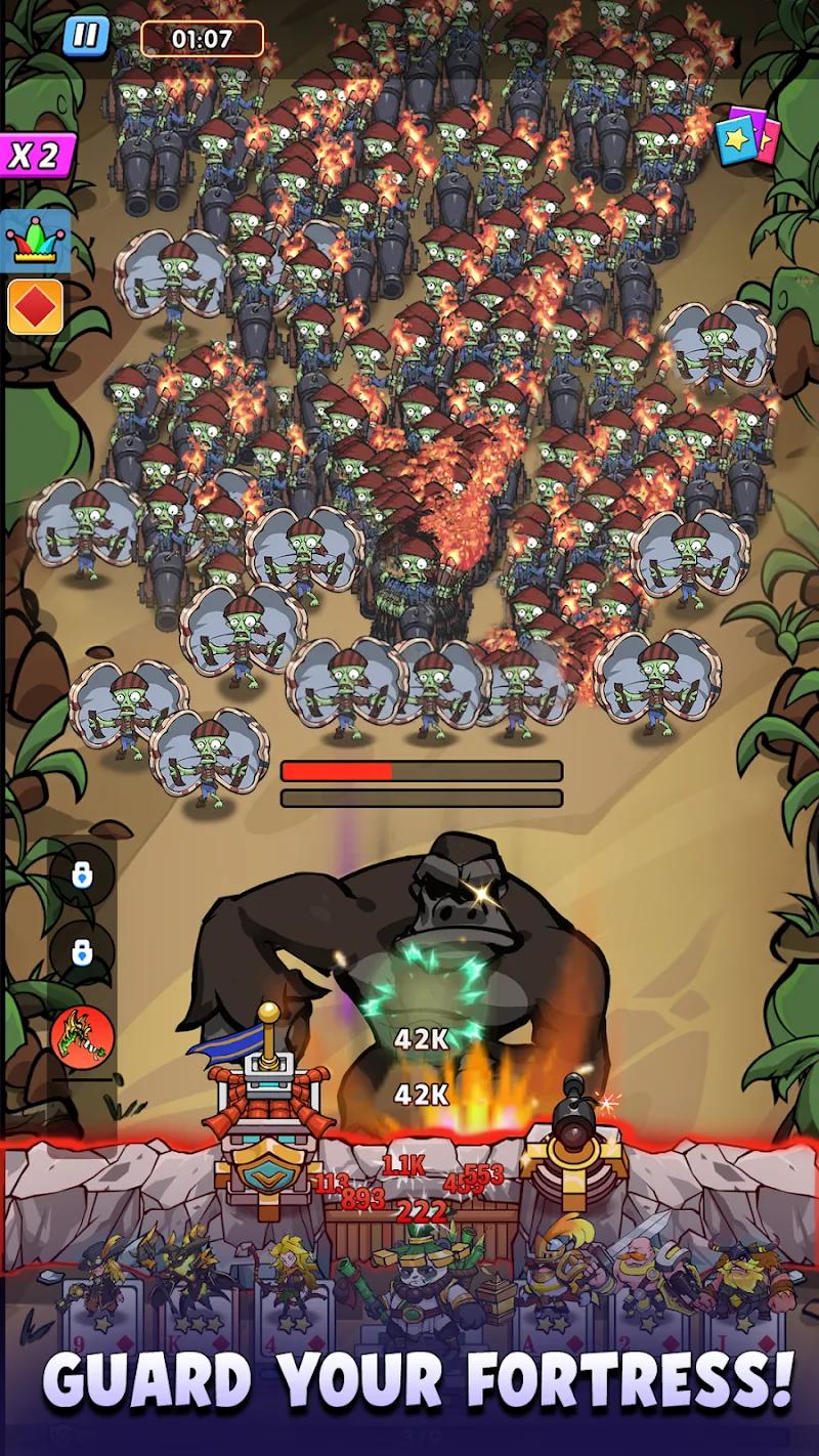 Fortress Frontlines: Card TD Screenshot 3