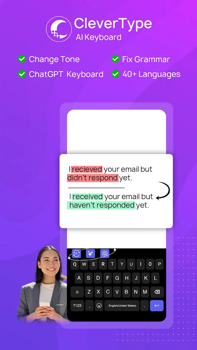 CleverType AI Keyboard Screenshot 1