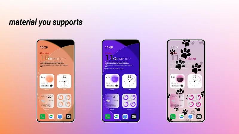 Color Widgets 15 for KWGT Screenshot 4