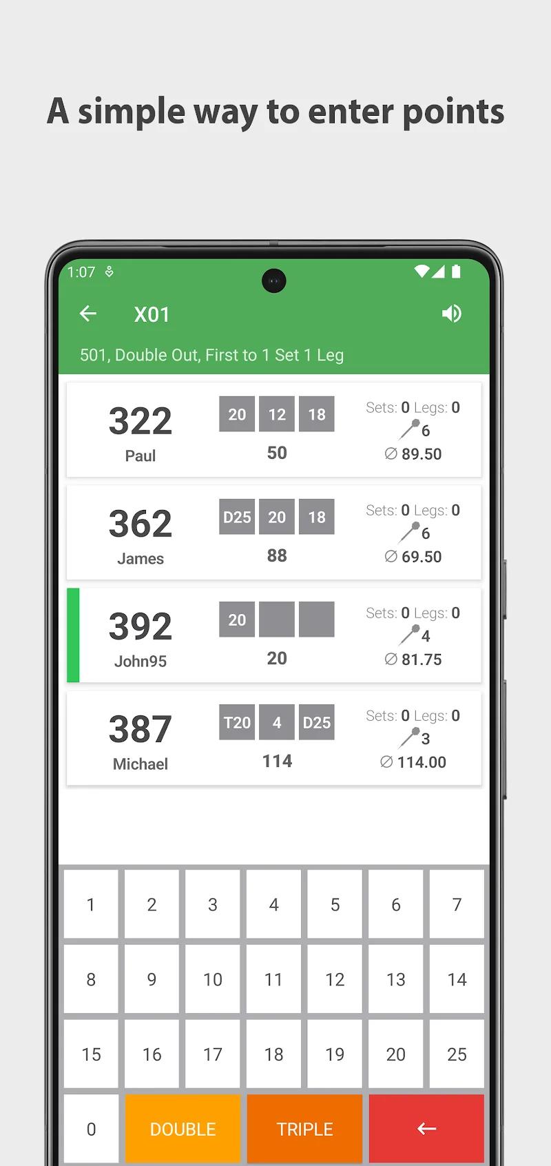 Darts Assistant Screenshot 1