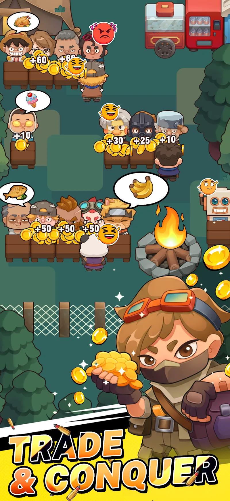 Survivor Camp Z : Idle Tycoon Screenshot 1