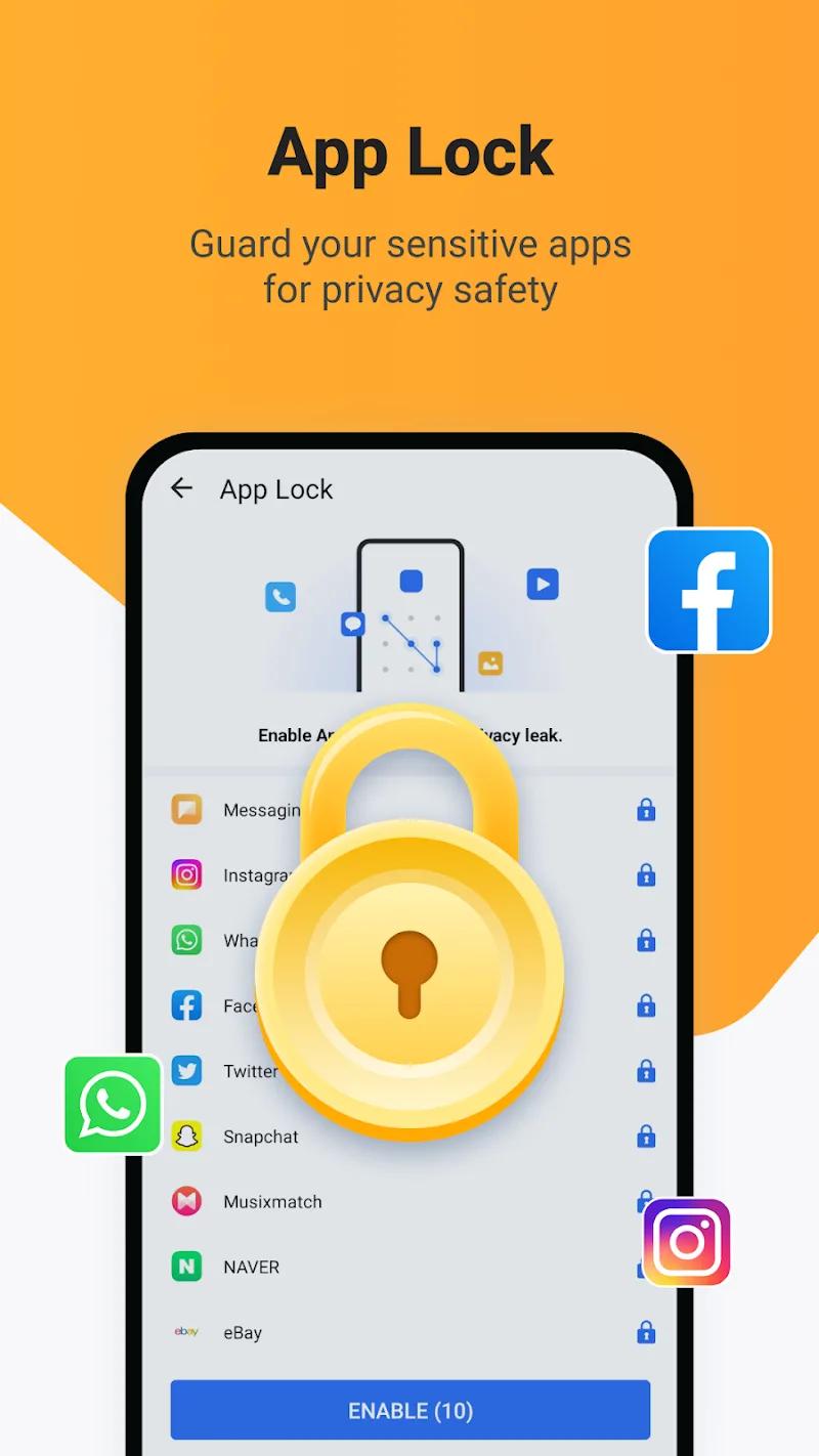 OraStorage: JunkClean/Security Screenshot 5