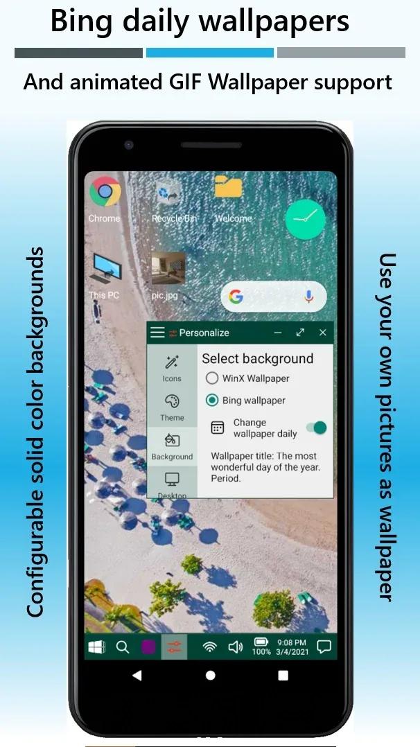 Win-X Launcher Screenshot 2