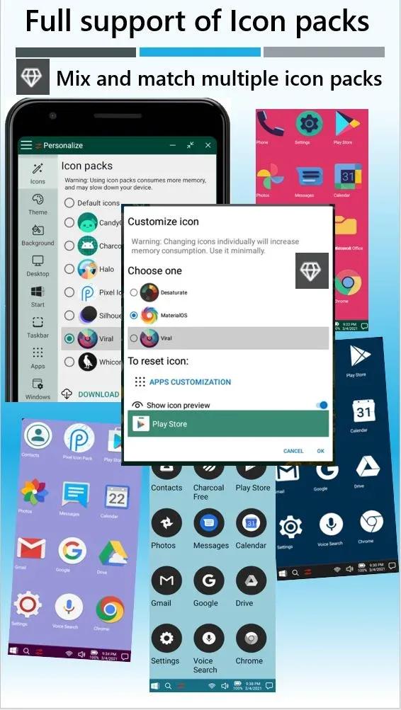 Win-X Launcher Screenshot 3