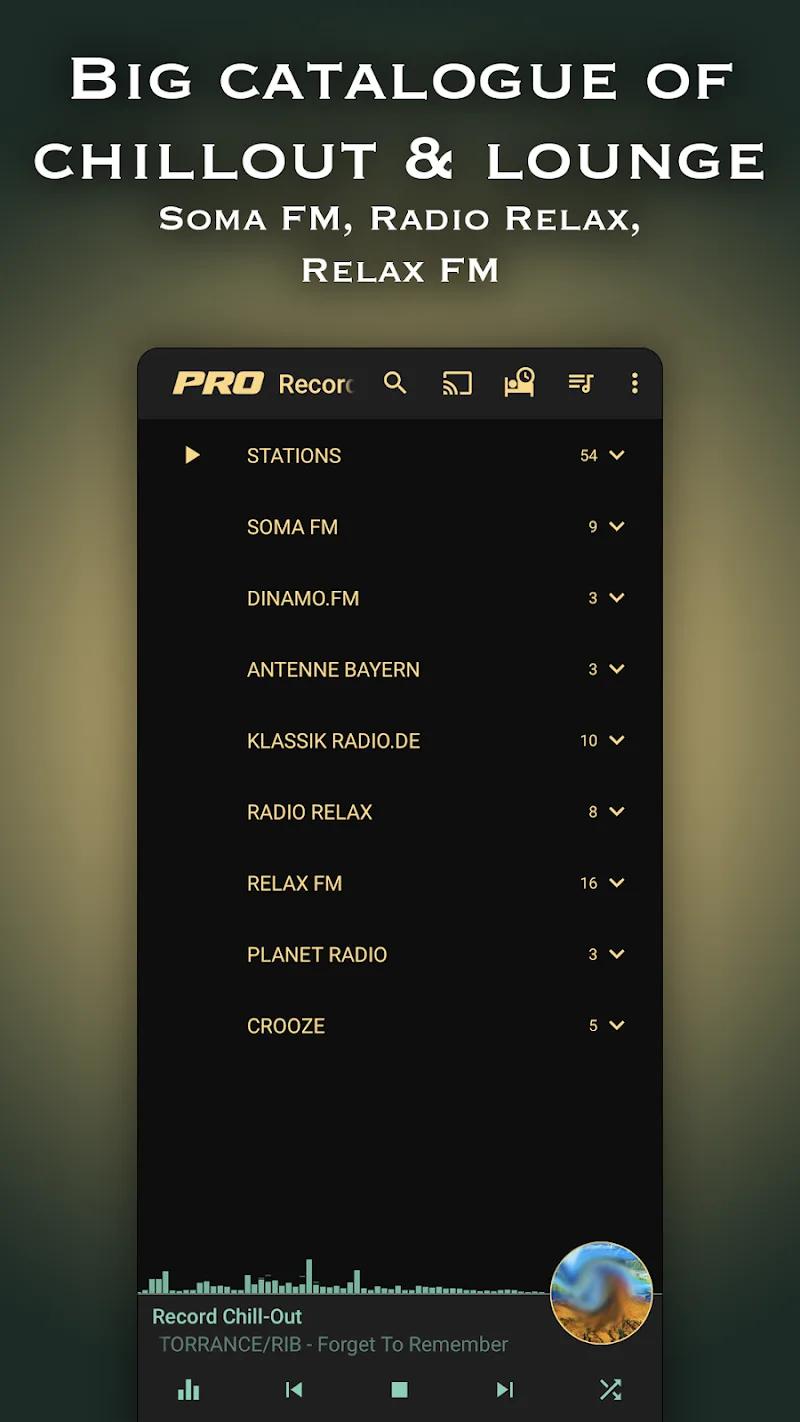 Chillout & Lounge music radio (Chill-out radio) Screenshot 1
