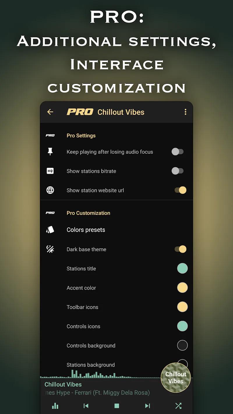 Chillout & Lounge music radio (Chill-out radio) Screenshot 4
