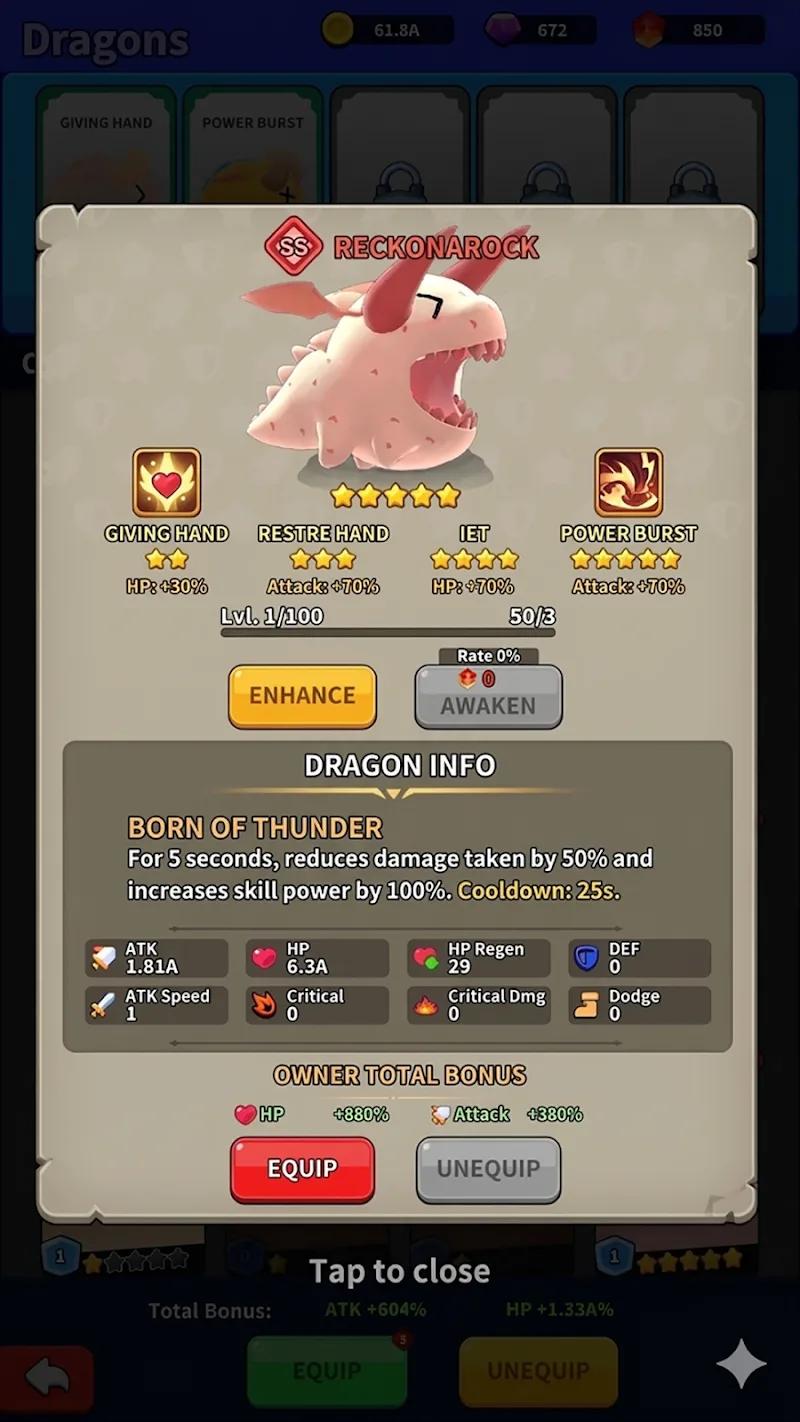 Dragon & Hero: Idle AFK RPG Screenshot 4