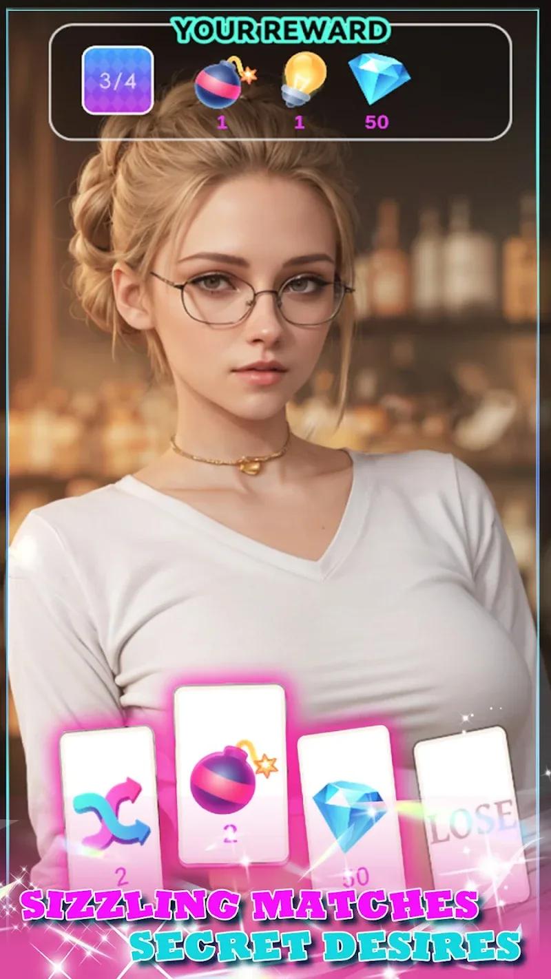 Beauty Mahjong: Chat& Love Screenshot 2