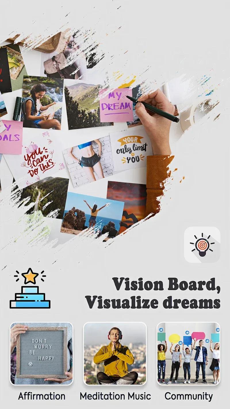 Vision Board Maker: MoodBoard Screenshot 1