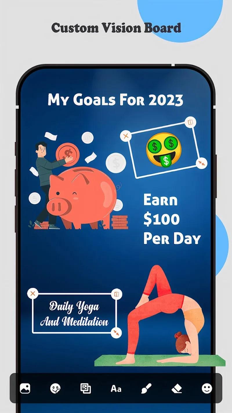 Vision Board Maker: MoodBoard Screenshot 4