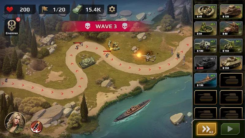 WWII Defense: RTS Army TD game Screenshot 1