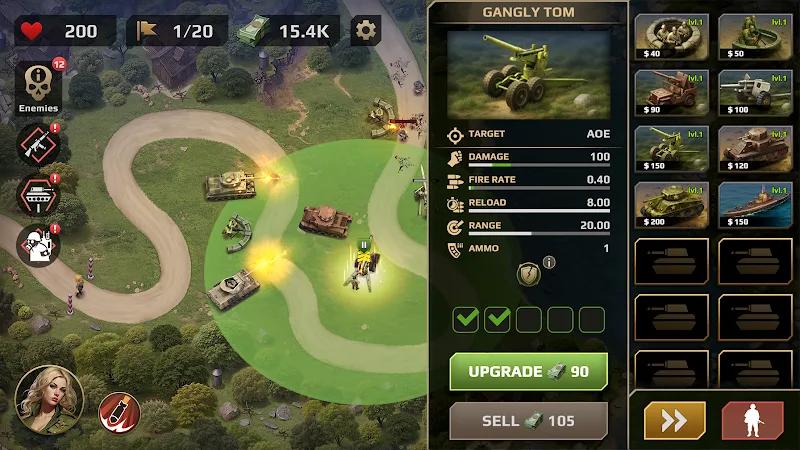 WWII Defense: RTS Army TD game Screenshot 2