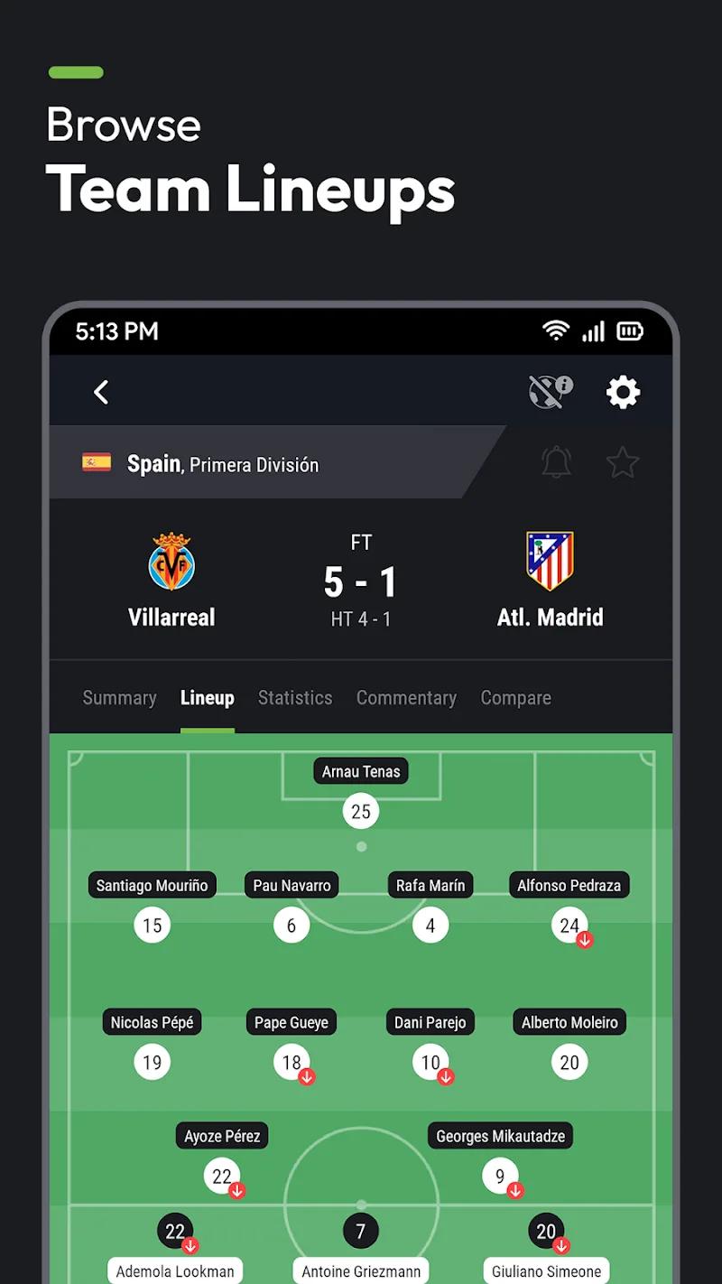 Futbol24 soccer livescore app Screenshot 4