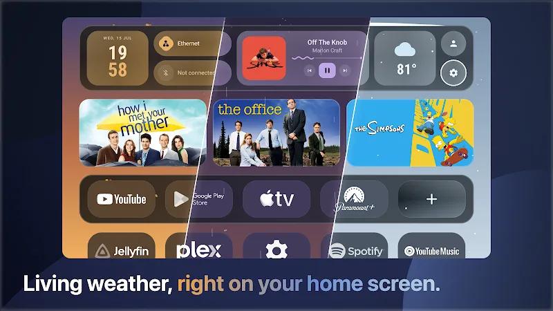 Monet Launcher - Android TV Screenshot 2