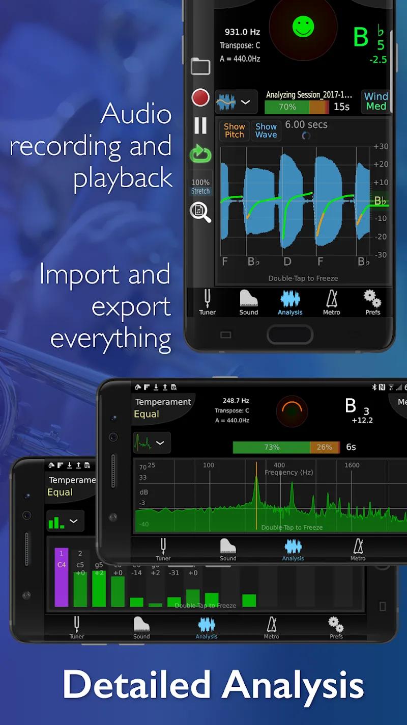 TonalEnergy Tuner & Metronome Screenshot 2
