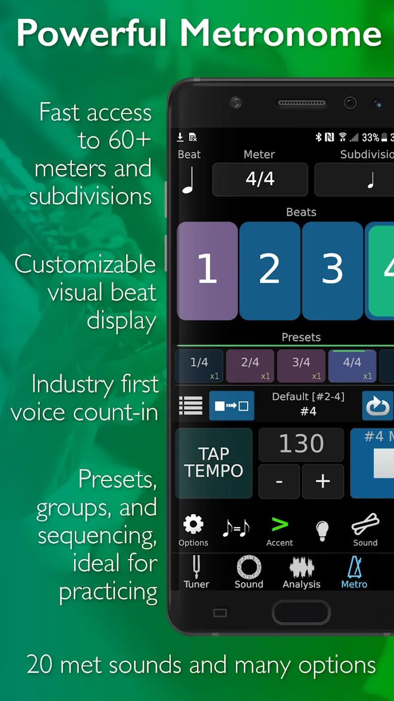 TonalEnergy Tuner & Metronome Screenshot 5
