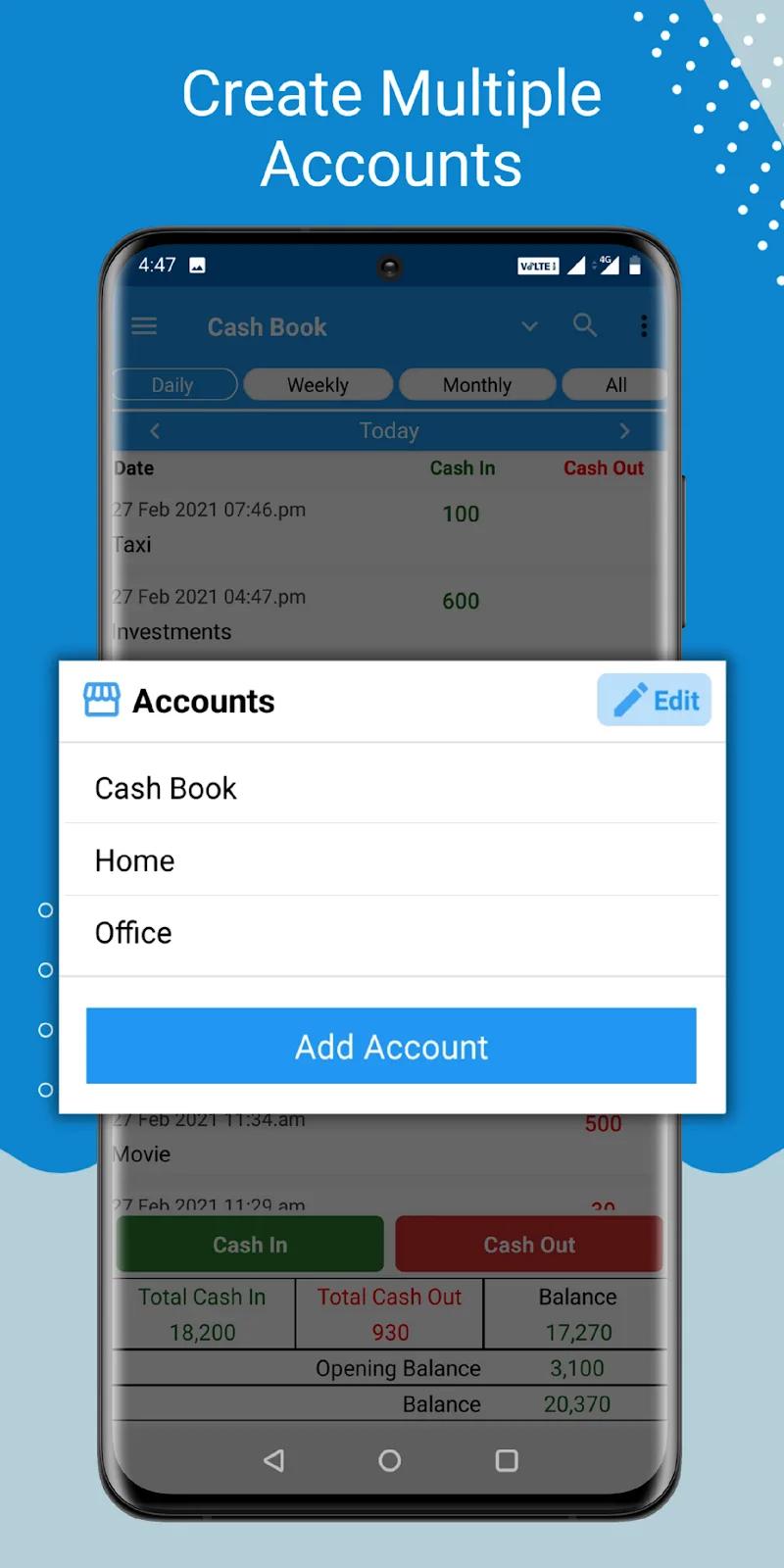 Cash Book- daily expenses Screenshot 5