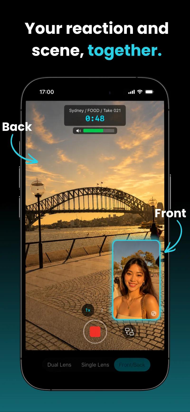 ContentCam: Dual Camera Video Screenshot 3