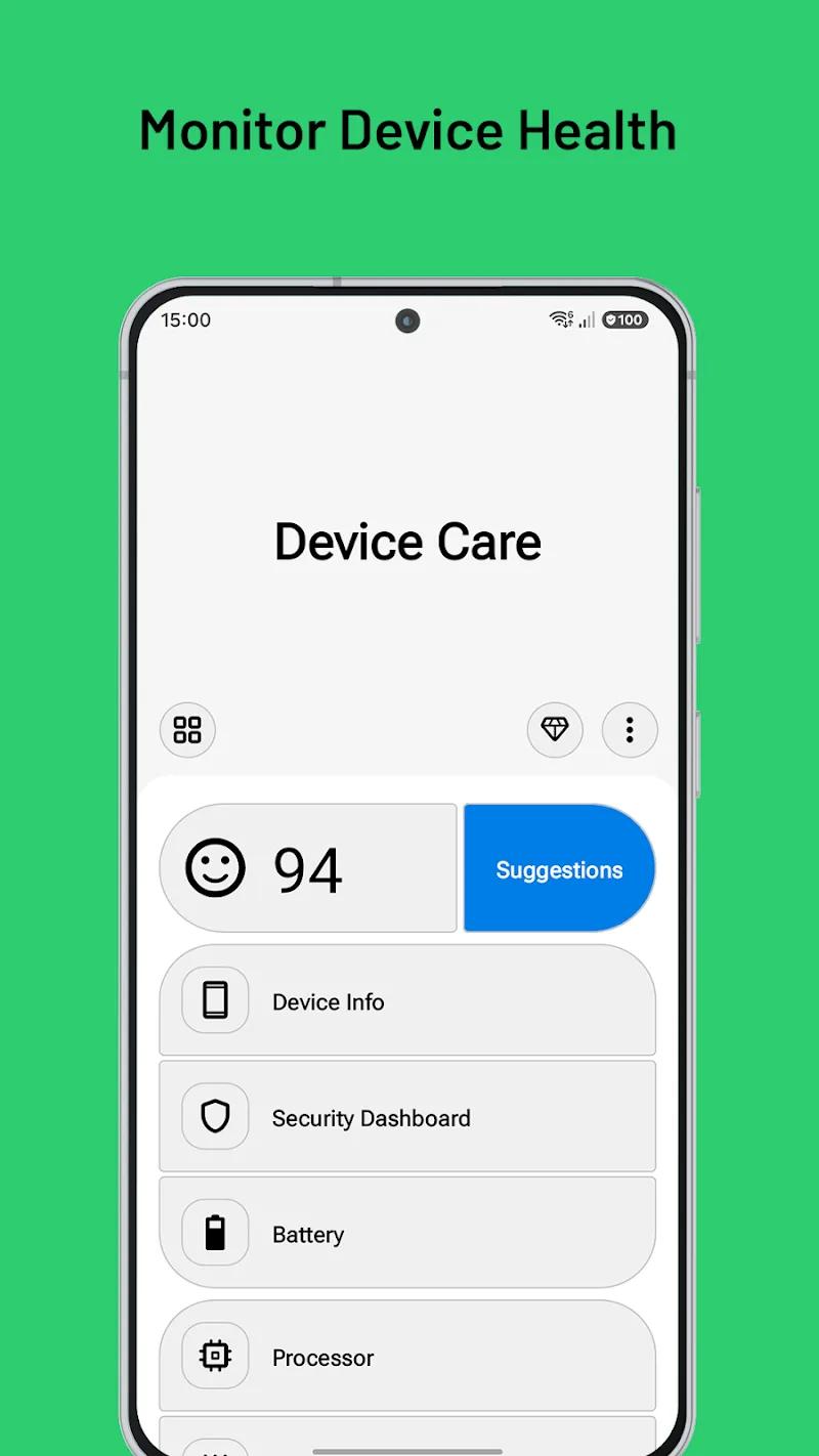 Device Care: System Monitor Screenshot 1