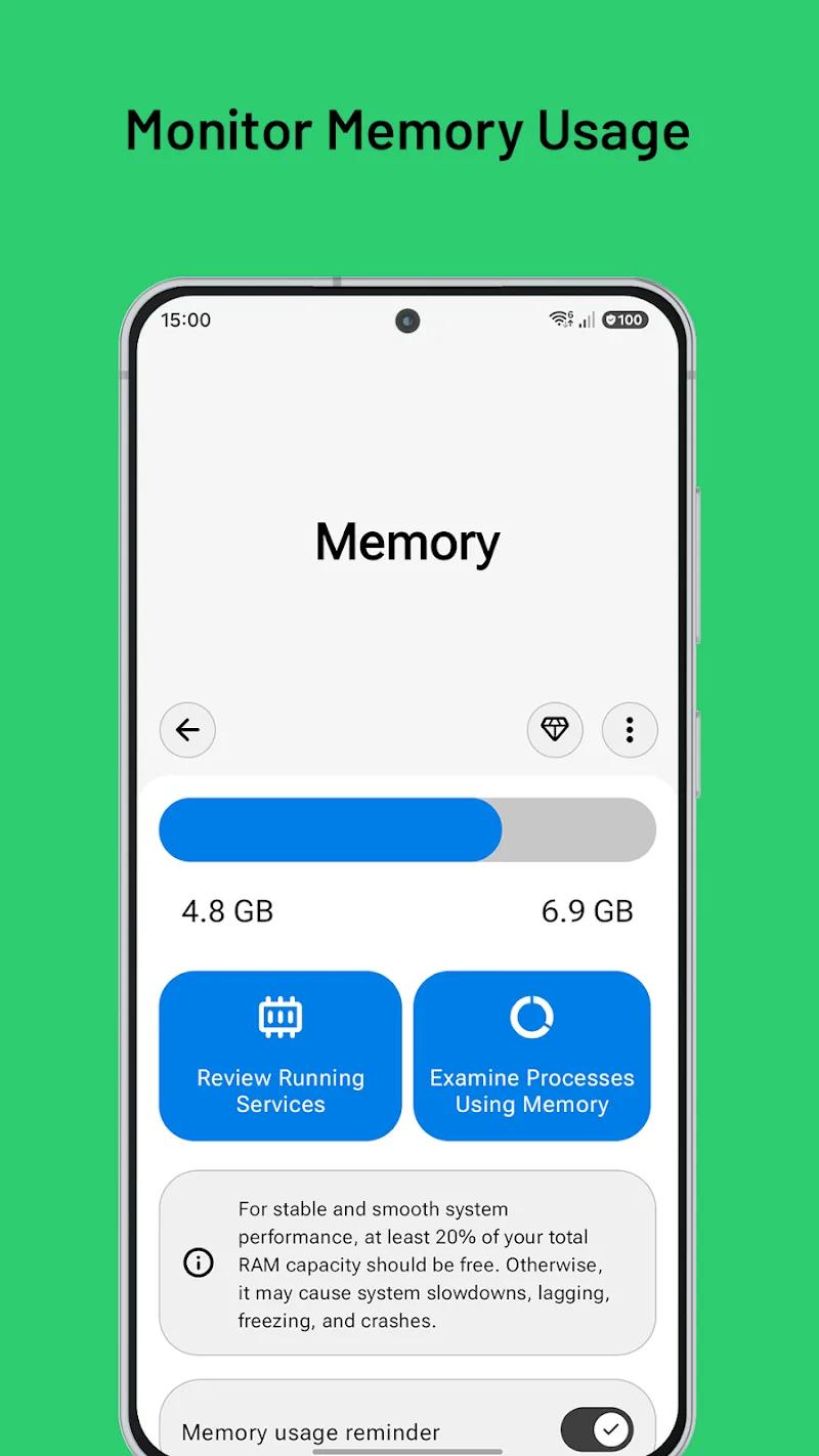 Device Care: System Monitor Screenshot 5