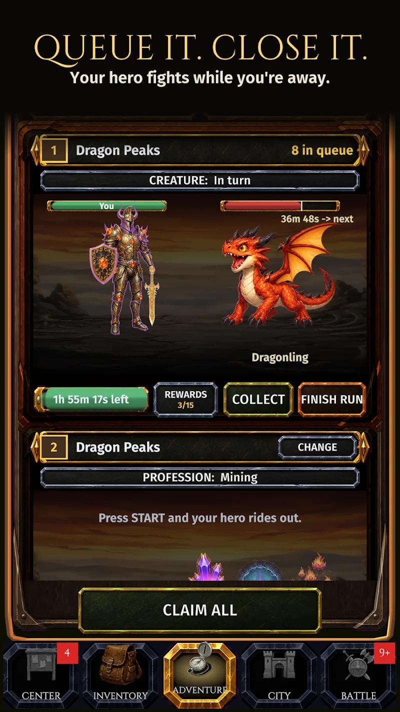 Forgekin: Idle MMORPG Screenshot 4