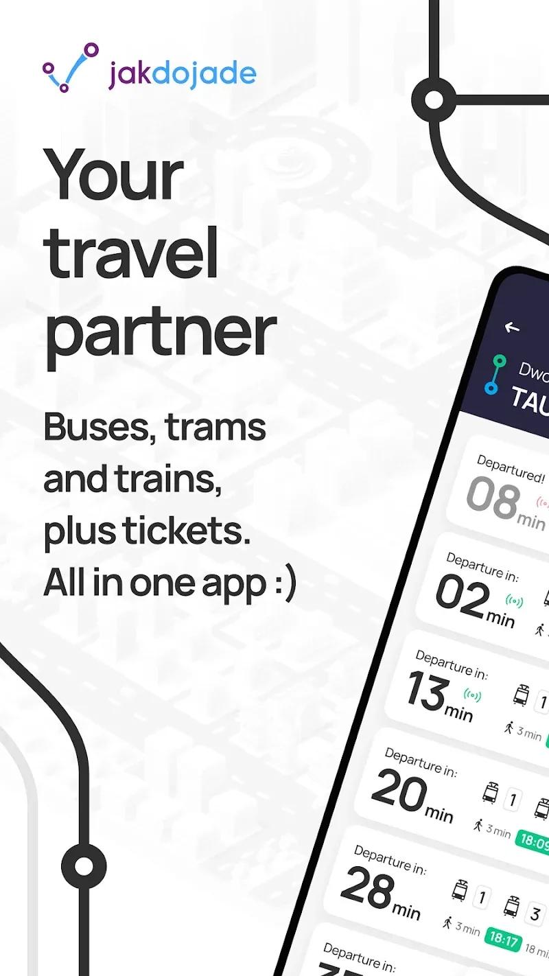 Jakdojade: public transport Screenshot 1