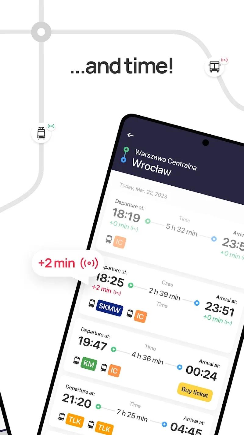Jakdojade: public transport Screenshot 4