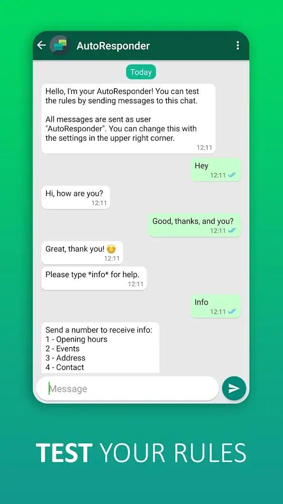 AutoResponder for WhatsApp Screenshot 5