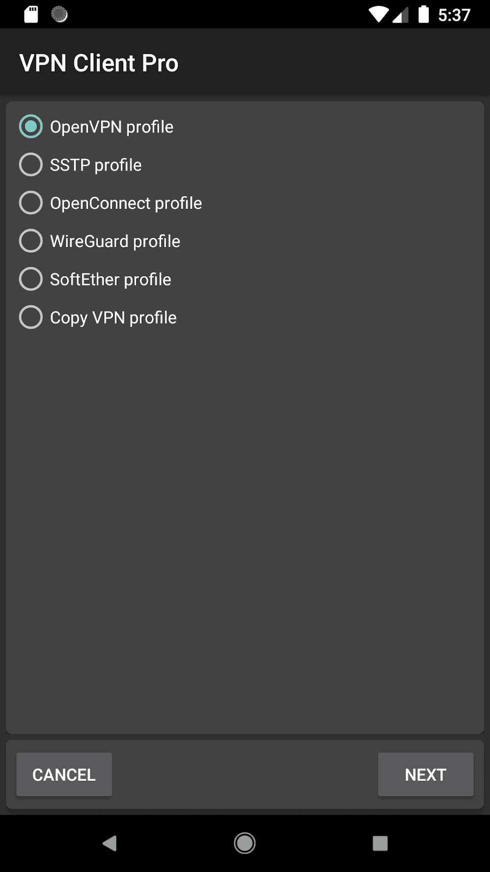 VPN Client Pro Screenshot 5