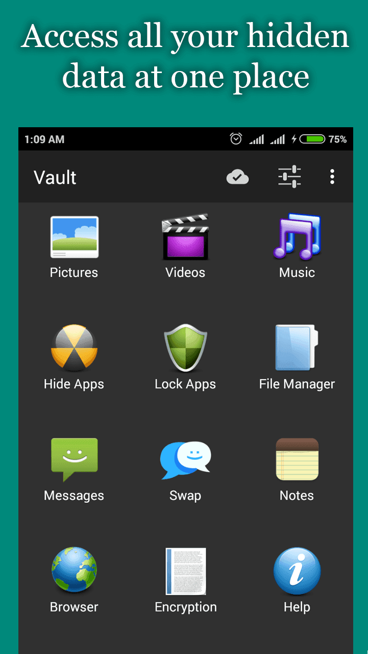 Audio Manager Vault Screenshot 2
