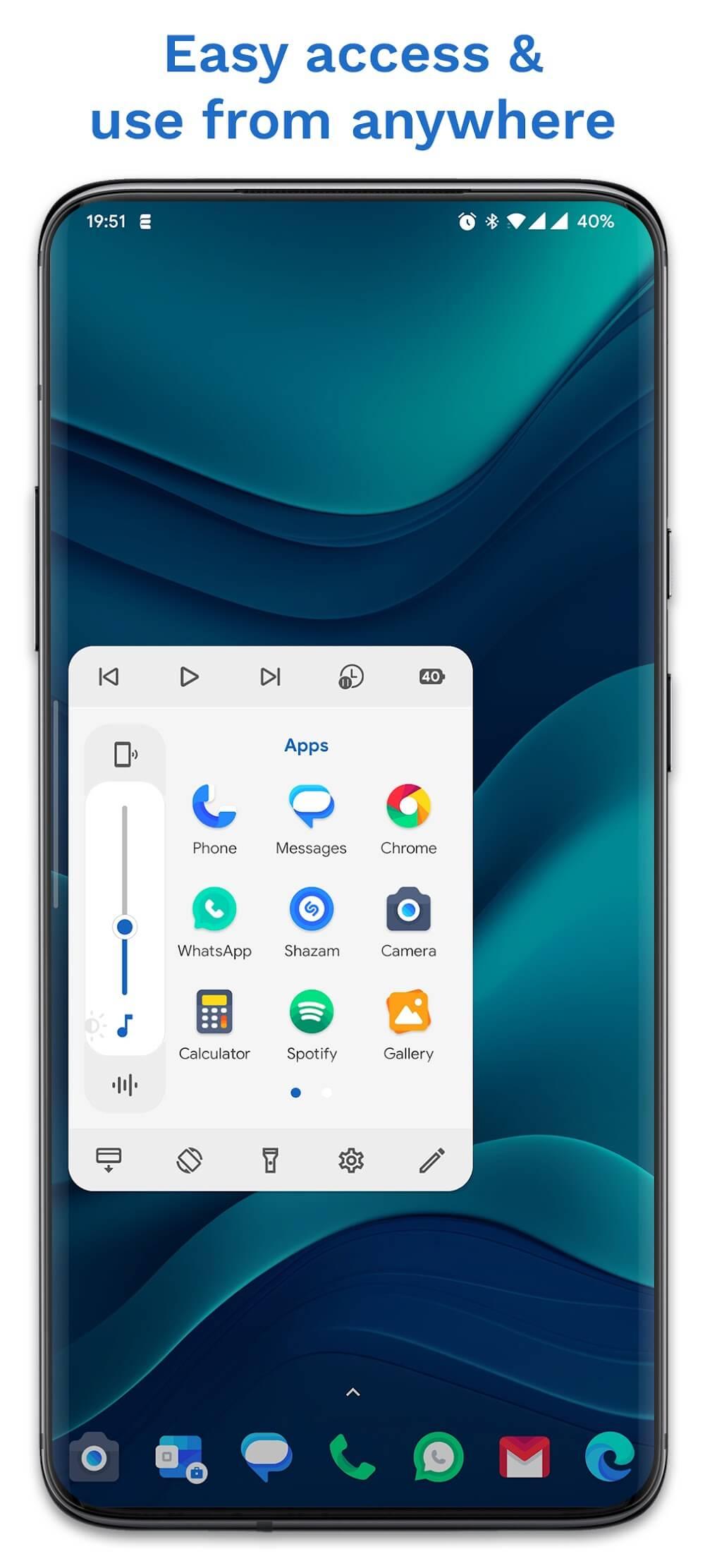 Edge Card Launcher Screenshot 1