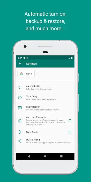 WhatsAuto - Reply App Screenshot 2