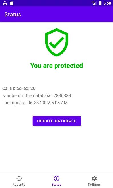 Call Filter Screenshot 1