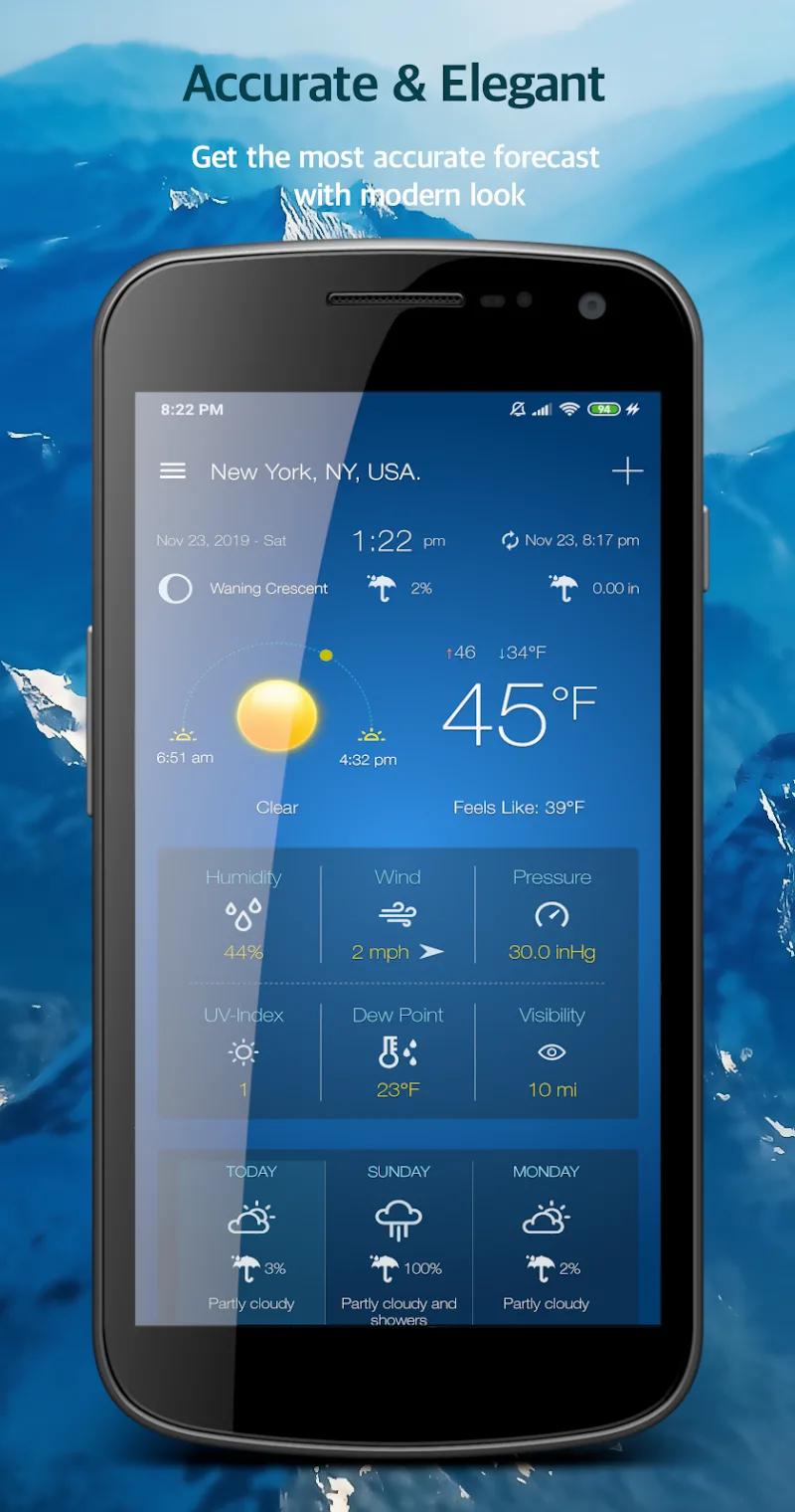 Weather Advanced for Android Screenshot 4
